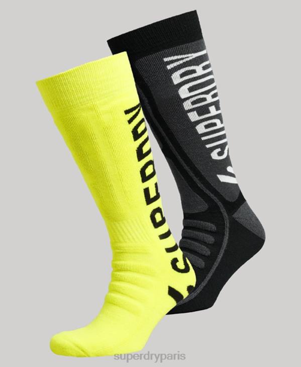 Superdry Hommes paire de chaussettes à neige D64Z1389 accessoires multi