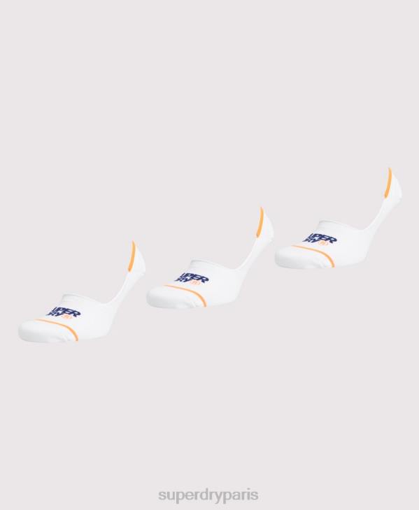 Superdry Hommes pas de chaussettes d'entraînement D64Z1853 accessoires blanc