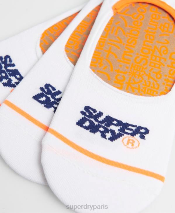 Superdry Hommes pas de chaussettes d'entraînement D64Z1853 accessoires blanc