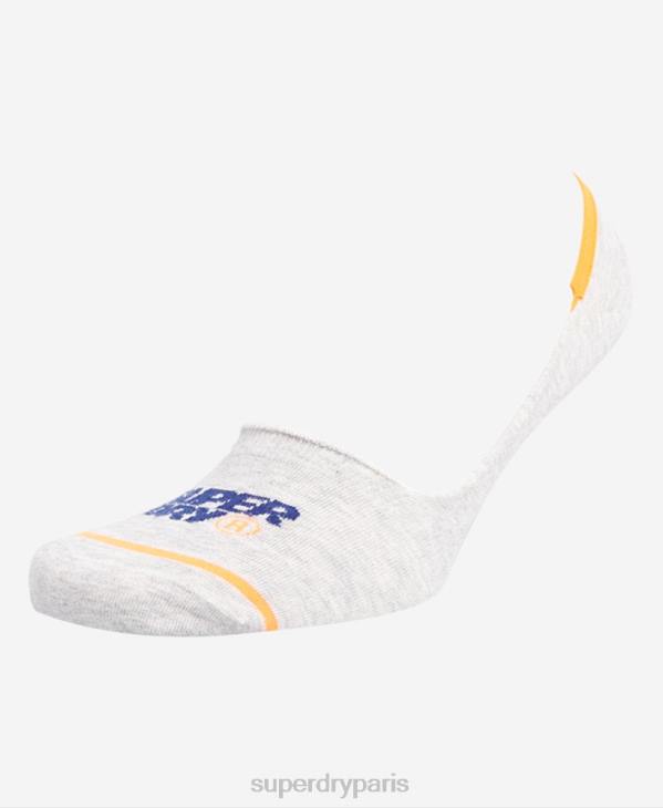 Superdry Hommes pas de chaussettes d'entraînement D64Z1855 accessoires gris