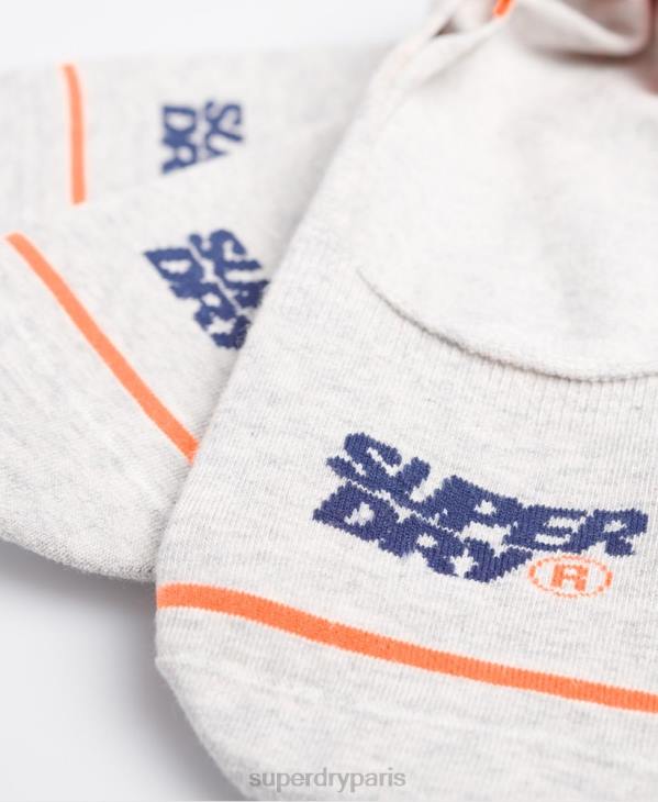 Superdry Hommes pas de chaussettes d'entraînement D64Z1855 accessoires gris