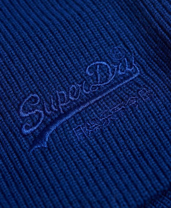 Superdry Hommes bonnet classique à logo vintage D64Z1810 accessoires bleu