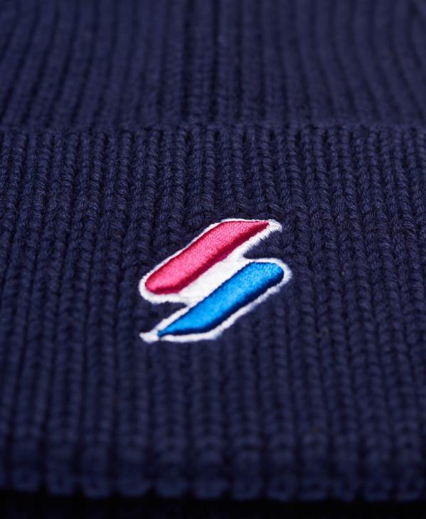 Superdry Hommes bonnet à code D64Z1793 accessoires marine