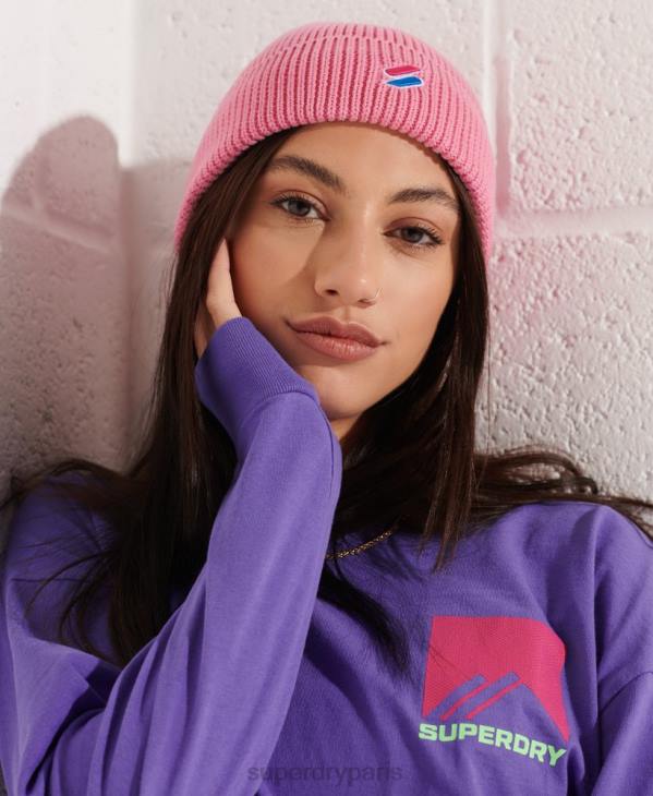 Superdry Hommes bonnet à code D64Z6406 accessoires rose