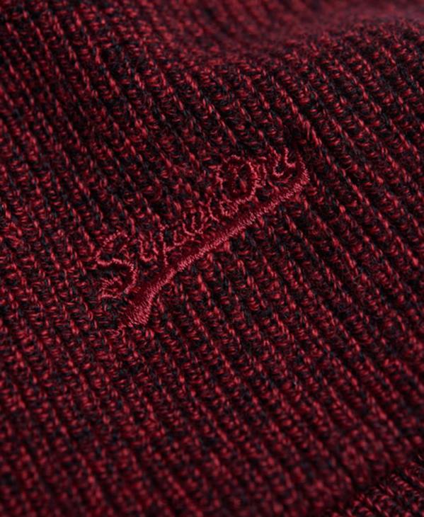 Superdry Hommes bonnet à logo vintage D64Z1792 accessoires rouge