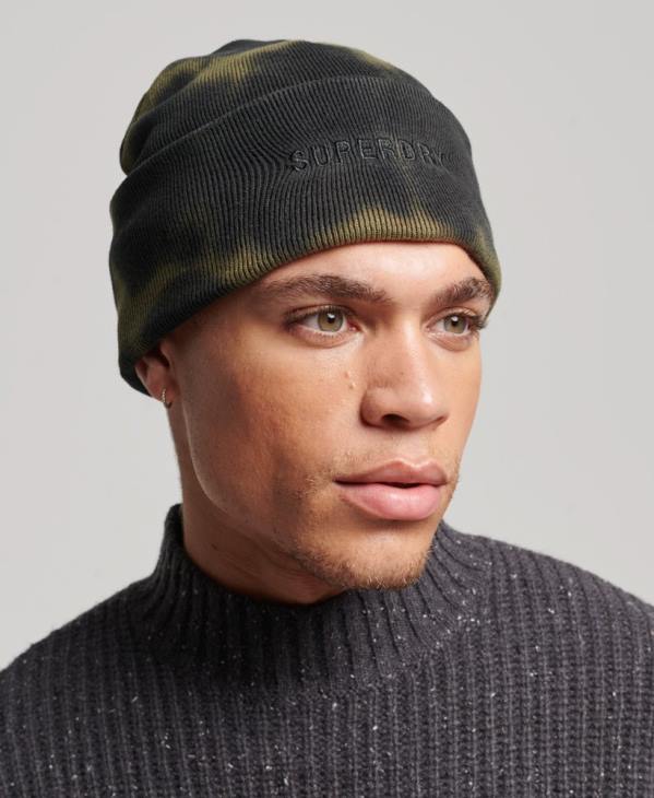 Superdry Hommes bonnet teint D64Z1673 accessoires noir