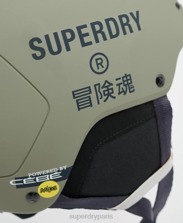 Superdry Hommes casque cebe pow mips D64Z1398 accessoires vert