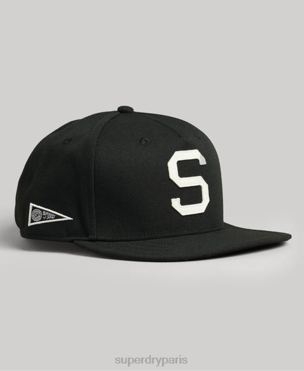 Superdry Hommes casquette b-boy graphique D64Z1647 accessoires noir