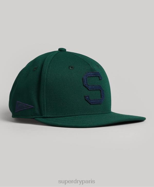 Superdry Hommes casquette b-boy graphique D64Z1676 accessoires vert