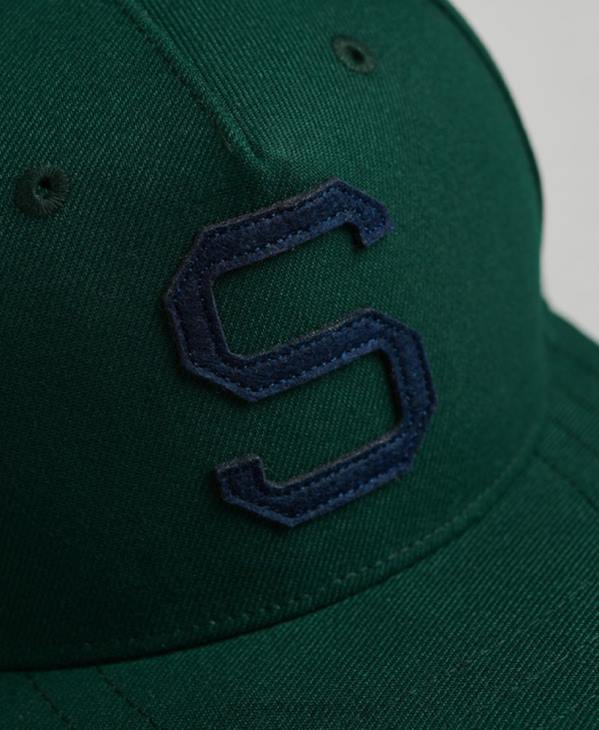 Superdry Hommes casquette b-boy graphique D64Z1676 accessoires vert