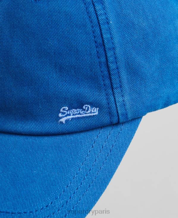 Superdry Hommes casquette brodée vintage D64Z1625 accessoires bleu