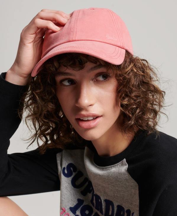 Superdry Hommes casquette brodée vintage D64Z1774 accessoires corail