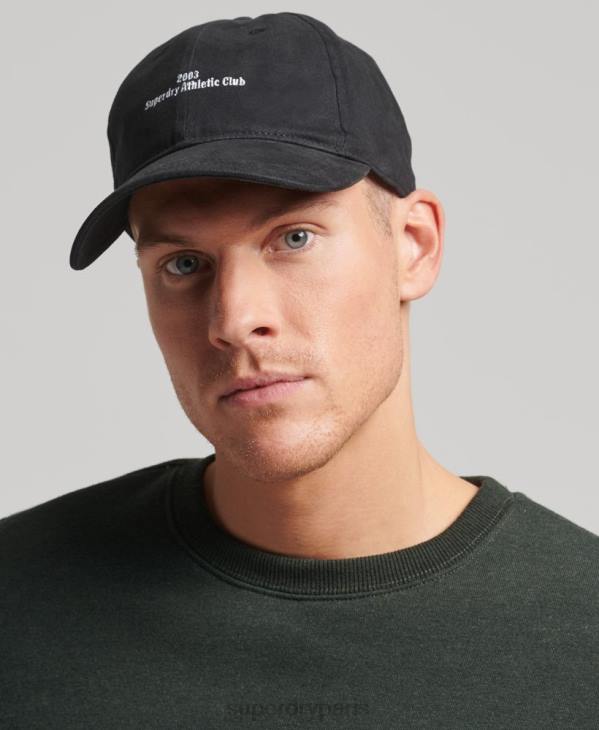 Superdry Hommes casquette de baseball essentielle D64Z1626 accessoires noir