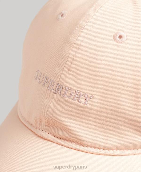 Superdry Hommes casquette de baseball essentielle D64Z1657 accessoires rose