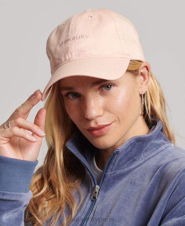 Superdry Hommes casquette de baseball essentielle D64Z1657 accessoires rose