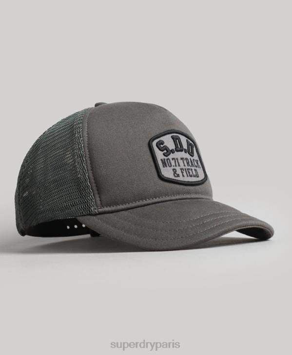 Superdry Hommes casquette de camionneur classique D64Z1603 accessoires gris foncé