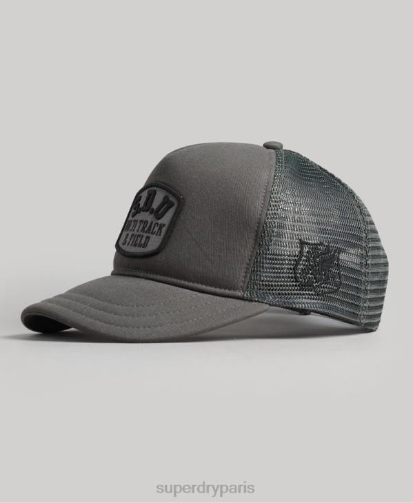Superdry Hommes casquette de camionneur classique D64Z1603 accessoires gris foncé