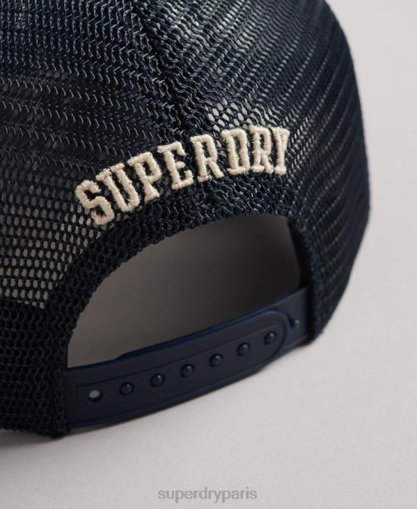 Superdry Hommes casquette de camionneur classique D64Z1791 accessoires crème