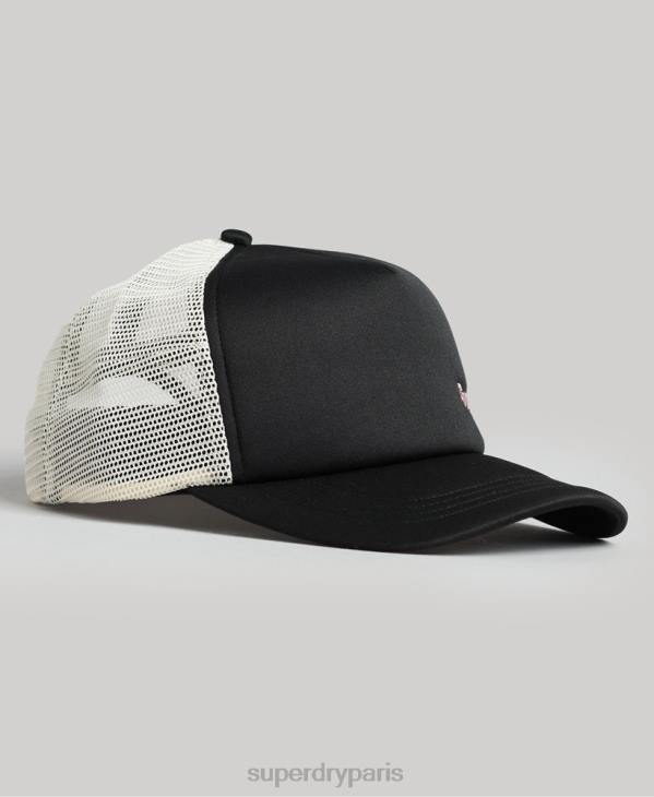 Superdry Hommes casquette de camionneur de marqueur D64Z1720 accessoires gris foncé
