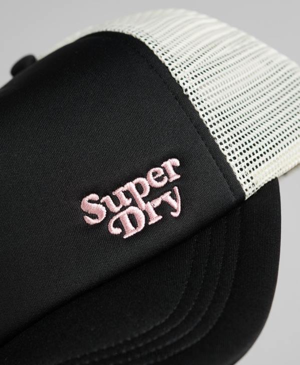 Superdry Hommes casquette de camionneur de marqueur D64Z1720 accessoires gris foncé