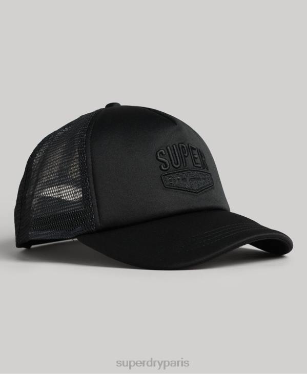 Superdry Hommes casquette de camionneur vintage D64Z1629 accessoires noir