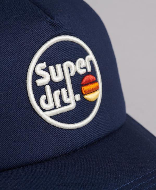 Superdry Hommes casquette de camionneur vintage D64Z1715 accessoires marine