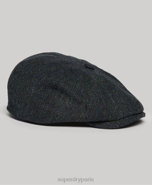 Superdry Hommes casquette garçon boulanger D64Z111 accessoires bleu