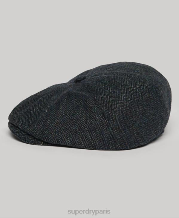 Superdry Hommes casquette garçon boulanger D64Z111 accessoires bleu