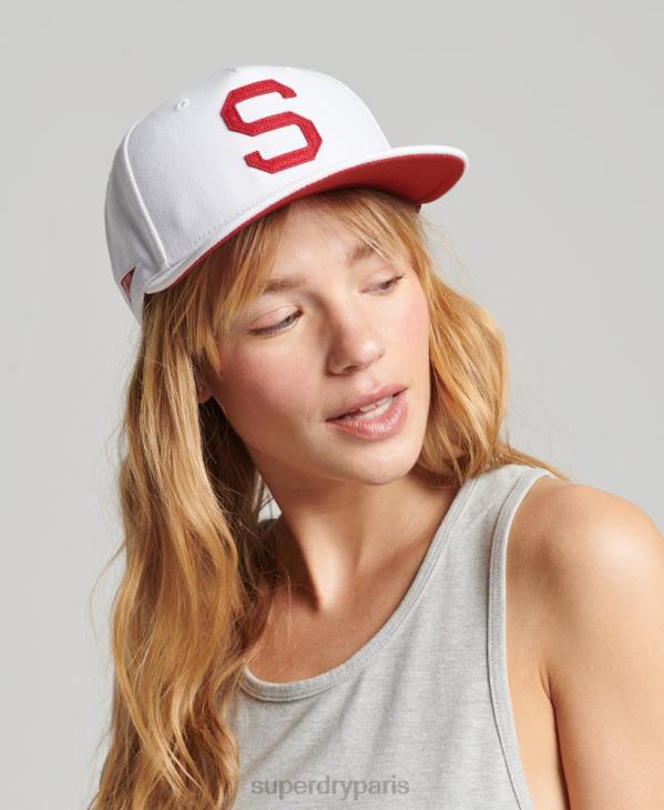 Superdry Hommes casquette garçon de baseball vintage D64Z1750 accessoires blanc