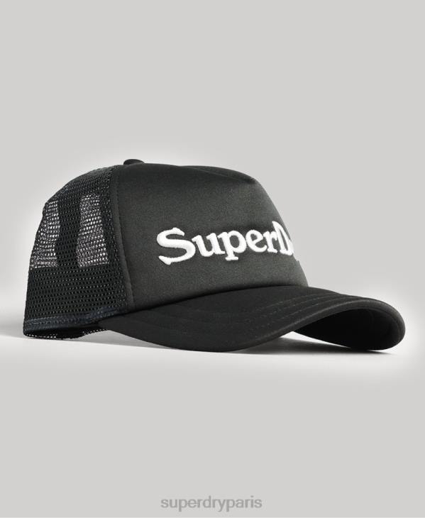 Superdry Hommes casquette trucker graphique D64Z1708 accessoires gris foncé