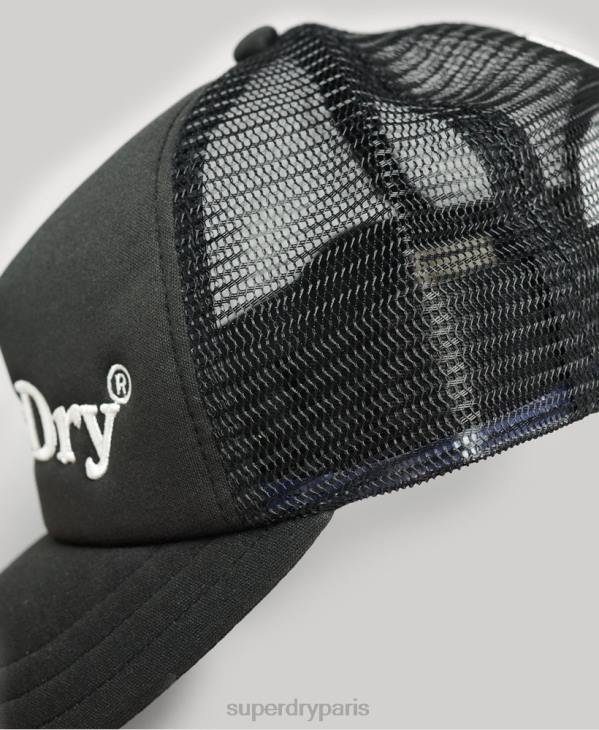 Superdry Hommes casquette trucker graphique D64Z1708 accessoires gris foncé