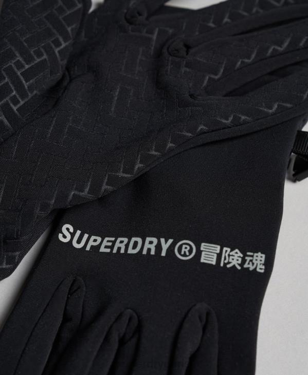 Superdry Hommes doublures de gants de neige D64Z1392 accessoires noir
