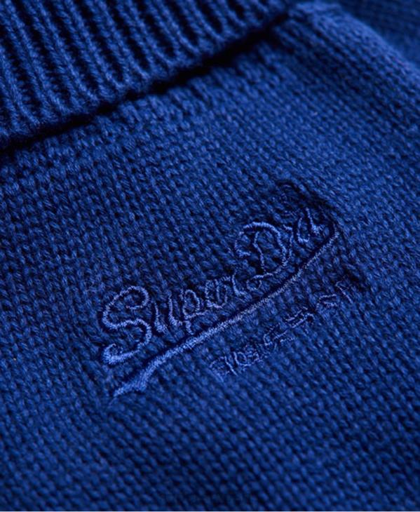Superdry Hommes gants classiques à logo vintage D64Z1800 accessoires bleu