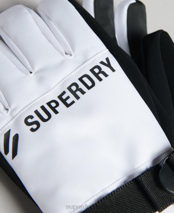 Superdry Hommes gants de neige D64Z1381 accessoires blanc