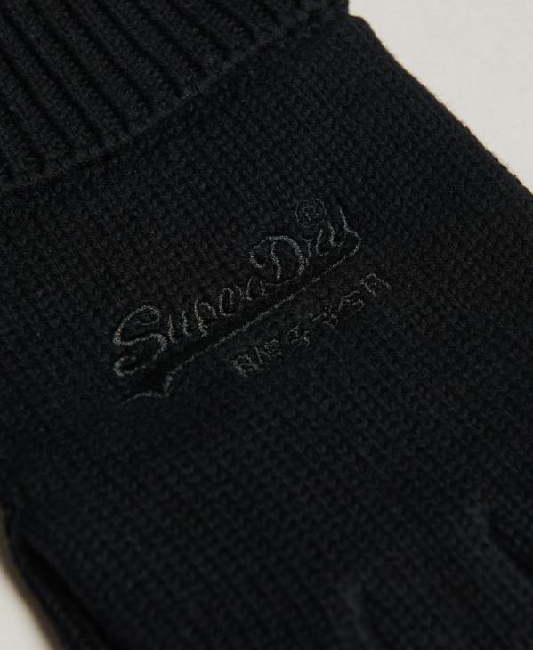 Superdry Hommes gants unis indispensables D64Z1702 accessoires noir