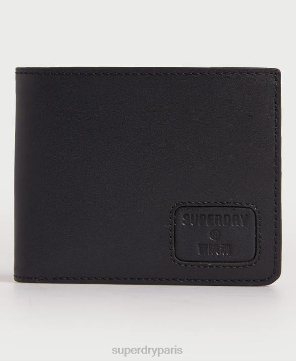 Superdry Hommes portefeuille en cuir à deux volets nyc D64Z1773 accessoires noir