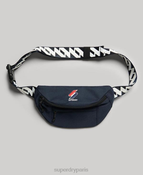 Superdry Hommes sac banane code essentiel D64Z6415 accessoires marine
