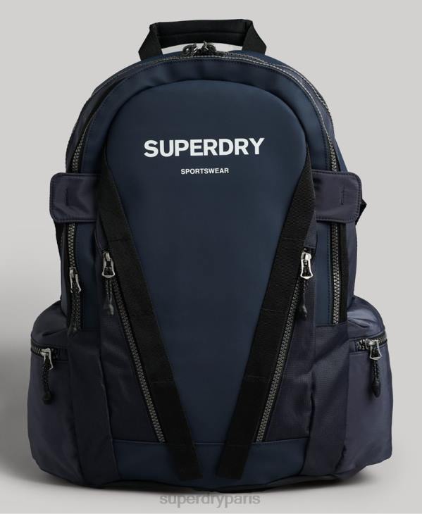 Superdry Hommes sac à dos graphique mountain tarp D64Z113 accessoires marine