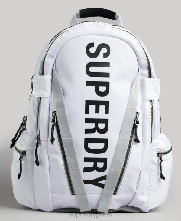Superdry Hommes sac à dos graphique mountain tarp D64Z1610 accessoires blanc