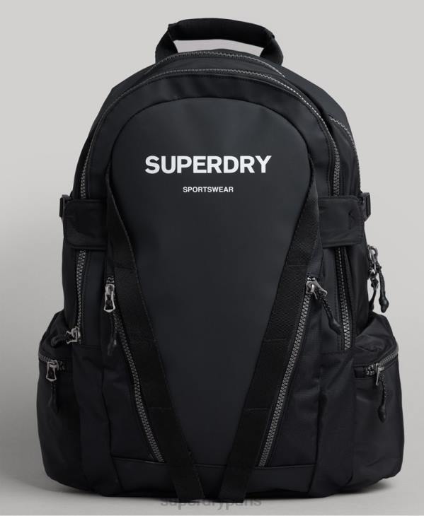 Superdry Hommes sac à dos graphique mountain tarp D64Z1619 accessoires noir