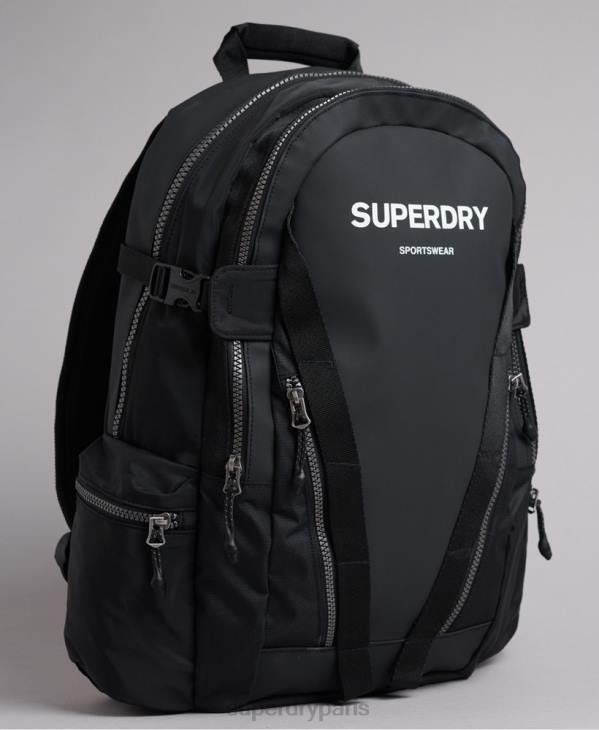 Superdry Hommes sac à dos graphique mountain tarp D64Z1619 accessoires noir