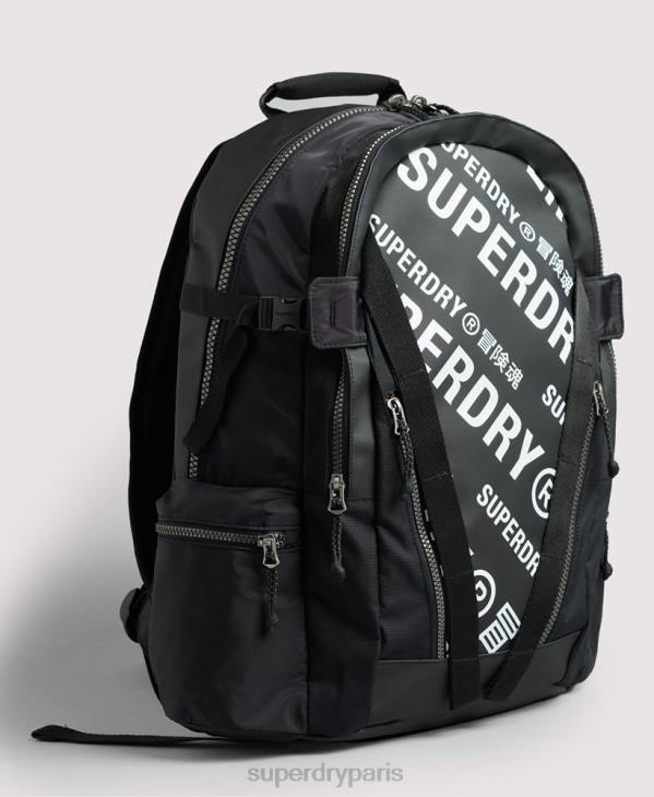 Superdry Hommes sac à dos graphique mountain tarp D64Z1633 accessoires noir