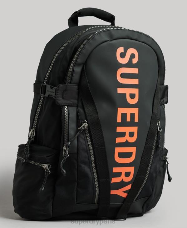 Superdry Hommes sac à dos graphique mountain tarp D64Z1639 accessoires noir
