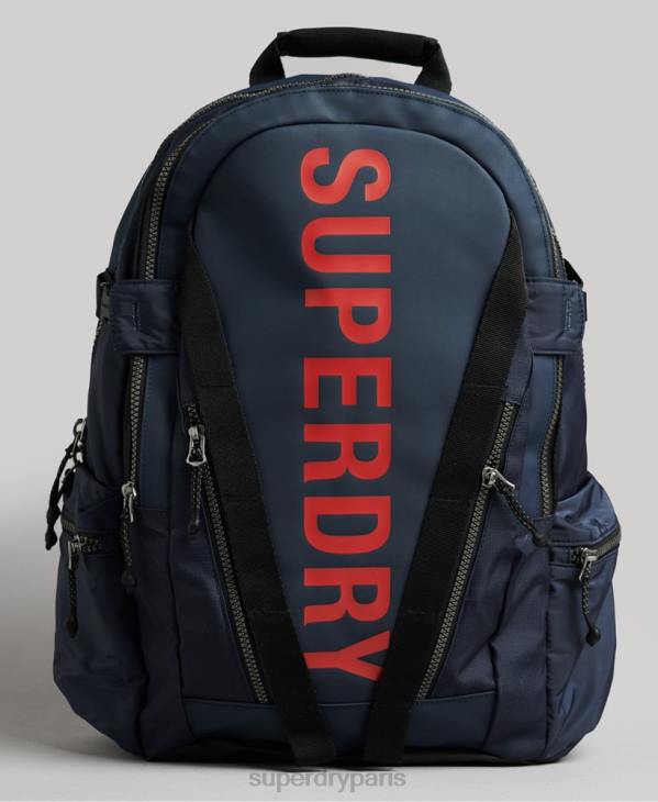Superdry Hommes sac à dos graphique mountain tarp D64Z1728 accessoires marine
