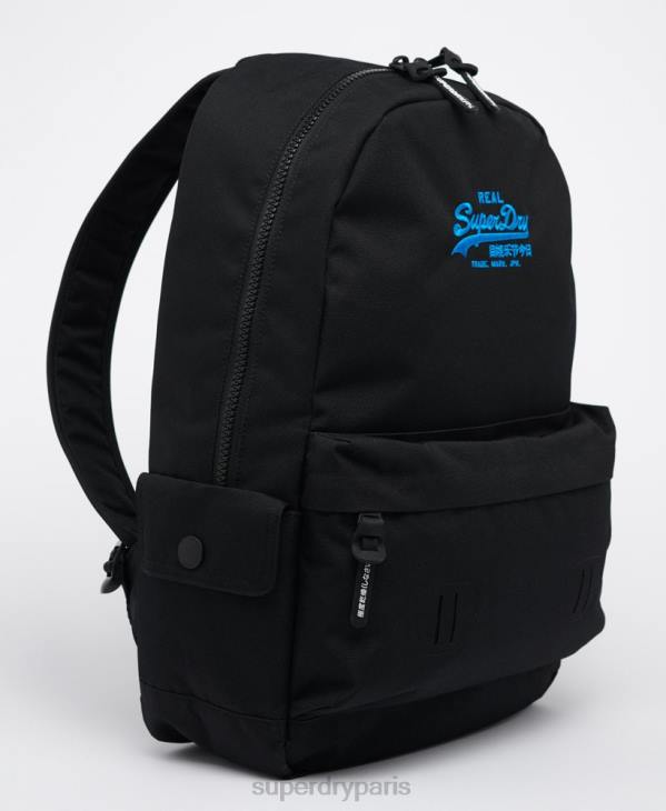 Superdry Hommes sac à dos montana à logo vintage D64Z1837 accessoires noir