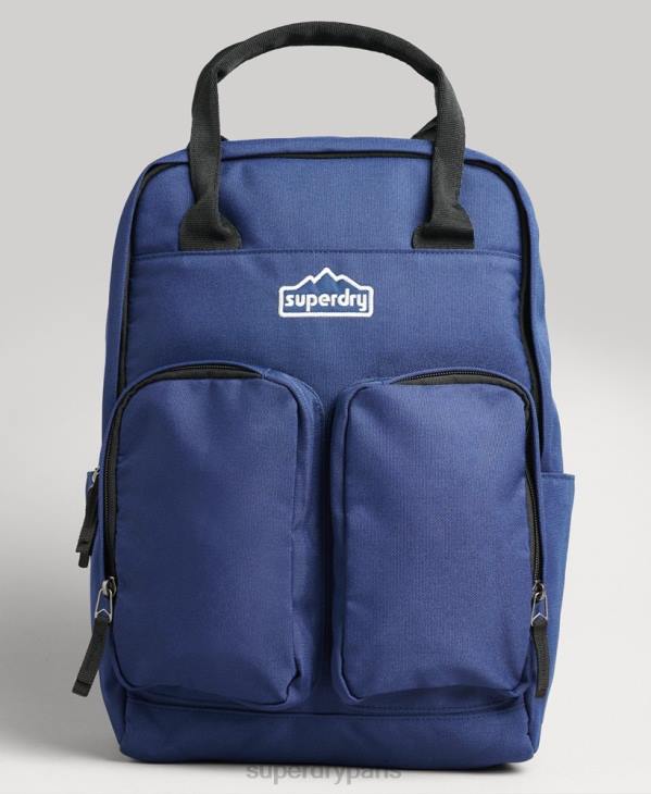 Superdry Hommes sac à dos à poignée supérieure D64Z1655 accessoires marine