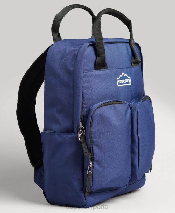 Superdry Hommes sac à dos à poignée supérieure D64Z1655 accessoires marine
