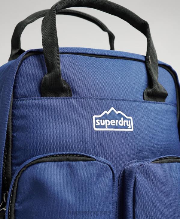 Superdry Hommes sac à dos à poignée supérieure D64Z1655 accessoires marine