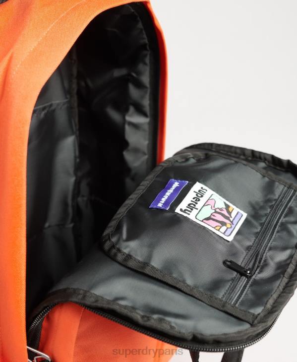 Superdry Hommes sac à dos à poignée supérieure D64Z1662 accessoires orange