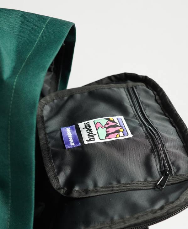 Superdry Hommes sac à dos à poignée supérieure D64Z1822 accessoires vert